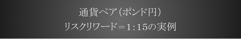 ★ポンド円のショート 順張り→逆張り→逆張り