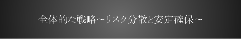 全体的な戦略〜各ロジックの役割〜