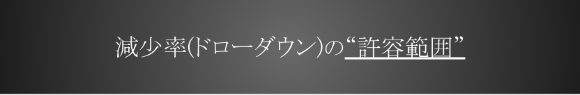 資金の増加率と減少率はバランスが重要