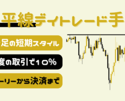 【図解】水平線(水平ライン)で1日10%以上の利益率を出すFXのデイトレ手法